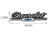 1966 GRILLE EMBLEM, CHEVROLET